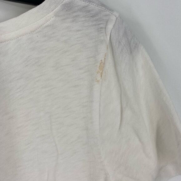 J. Crew Women’s Round Neck Short Sleeve Textured Floral Blouse size L - Picture 5 of 6